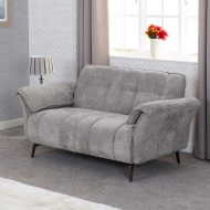 Amalfi 2 Seater Sofa Grey Fabric - Image 2