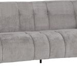 Amalfi 3 Seater Sofa Grey Fabric