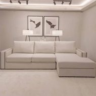 Canvas Corner Luxury Sofa Cat eye Beeding - Image 2