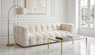 Martha Teddy Boucle 3 Seater Sofa
