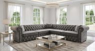 Chevron Classic Luxury Sofa | Single, 3 Seater or L Shape All Options - Image 3